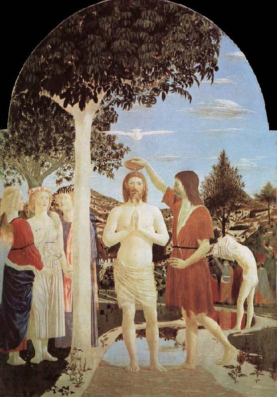 Piero della Francesca The Baptim of Christ Sweden oil painting art